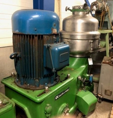 Alfa-Laval FEUX 412T-31C nozzle centrifuge, 316SS.
