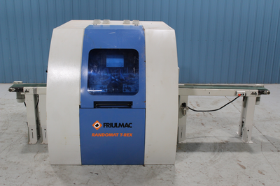 Friulmac Randomat Multirex End Matcher, with Stackable Spindles for Fast Change-Over