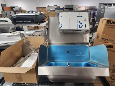 New | in-Stock Advance Tabco _UNKNOWN_ Hand Washing and Sanitizing Illinois US | Falcon Restaurant Supply #1376891