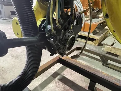 Used 2012 FANUC R2000IB/100P 6 AXIS 3500 MM X 100 KG PEDESTALL MOUNT ROBOT Robotics | Harbor Machinery Inc. #1283343
