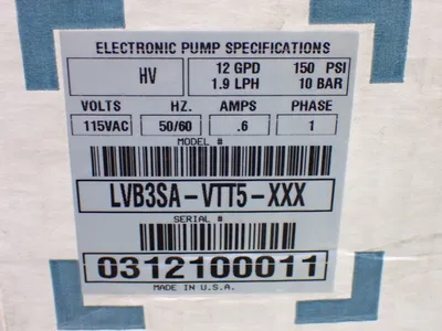 New | in-Stock PULSAFEEDER LVB3SAVTT5XXX Pumps (Metering) | HGR 24 #742864