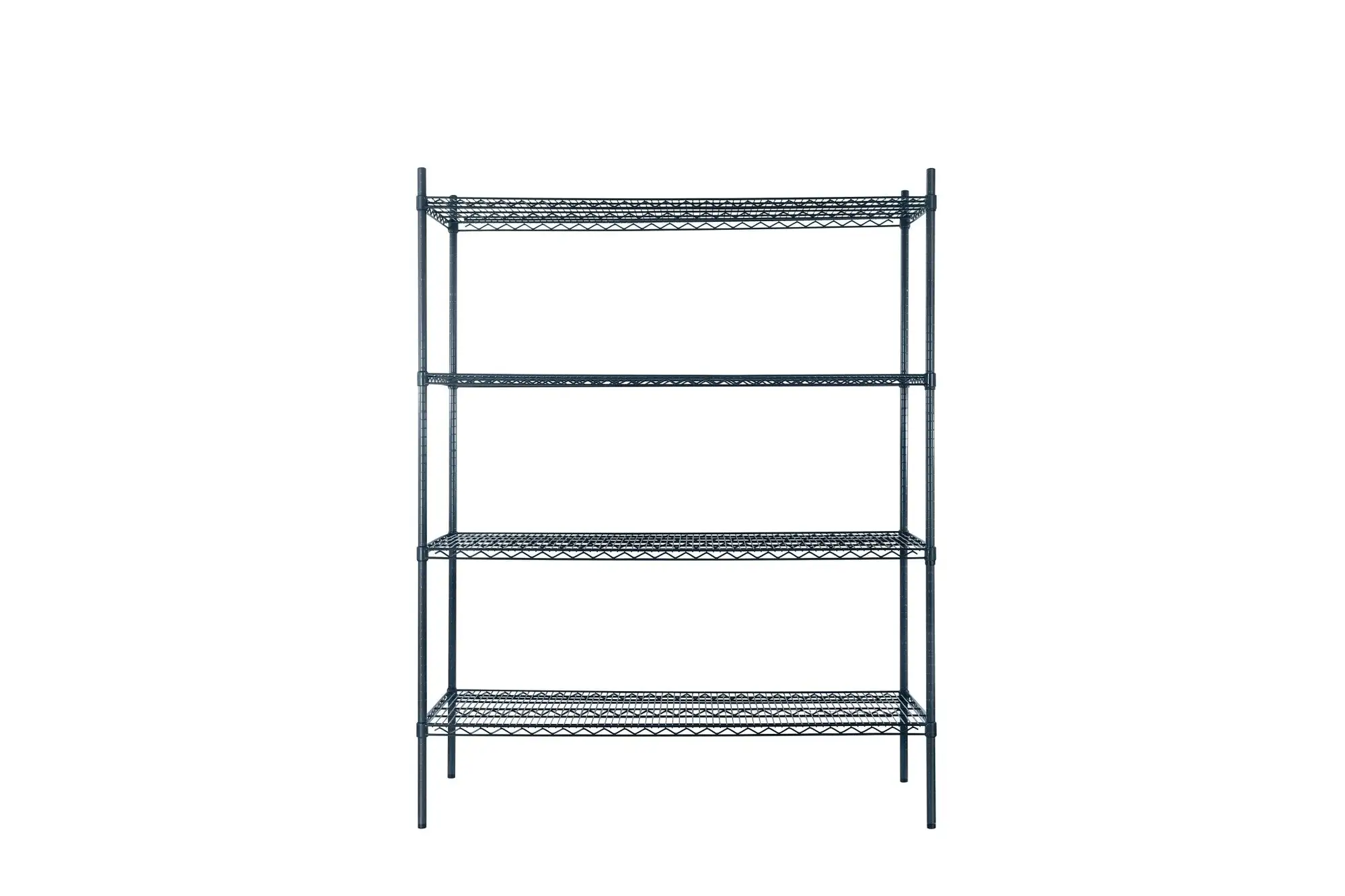 New | in-Stock Atosa New Atosa MWSSE186074 4-Shelf Epoxy Shelving Unit w/ 74" Posts (18"x60") - Slate Gray Racks/Shelving Illinois US | Falcon Restaurant Supply #1375543