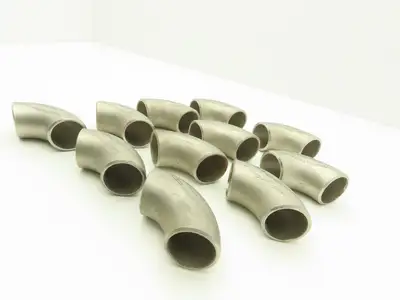 CID 304L SCH 40 Stainless Steel 90° Elbow 1-1/2" Butt Weld SA-403WPW  Lot of 11