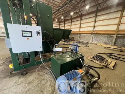 USED CUSTOM BUILT COMPRESSION BAGGER WITH INFEED BIN
