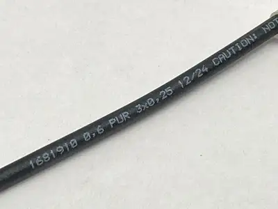 USED PHOENIX CONTACT DOUBLE ENDED CORDSET 3-POS.