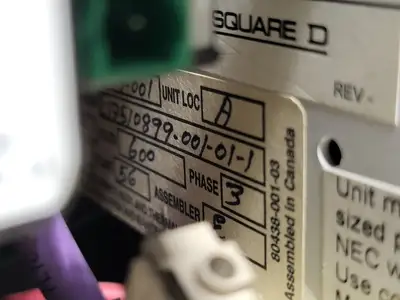 USED SQUARE D MODEL 6