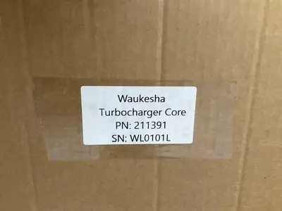 Waukesha Turbocharger PN 211391 SN WL0101L