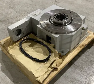 USED WEISS ROTARY INDEXING TABLE 4-STATION, SPEED I, NO MOTOR