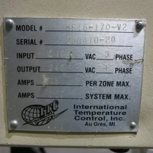 USED ITC MF16-170-V2