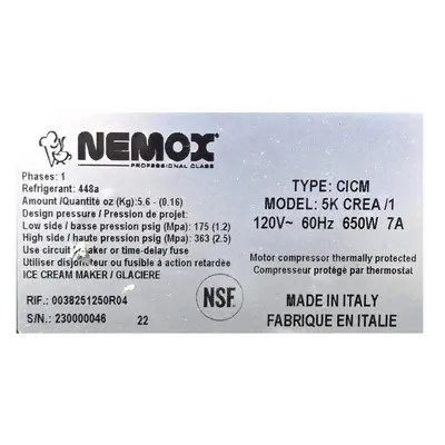 USED NEMOX 5KCREA/1