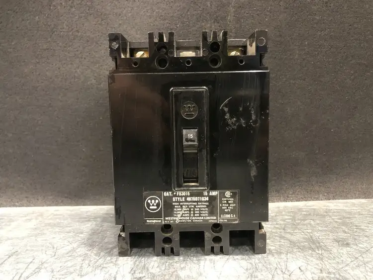 Used WESTINGHOUSE FB3015 Switchgears British Columbia CA | Lenmark #244109