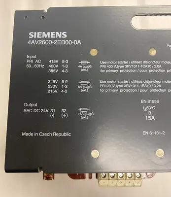 USED SIEMENS 4AV2600-2EB00-0A