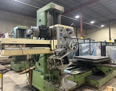 Used 1996 Tos Varsdorf W100A Rotary Tbl, #50PDB, Facing Head Horizontal Table Type Boring Mills New Jersey US | Machinery Values #944366