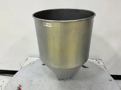 USED METAL FABRICATOR HOPPER