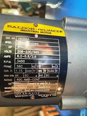 US Centrifuge M512 solid basket centrifuge.