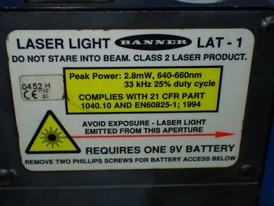 Used BANNER LAT1 Lasers / Laser Systems Ohio US | HGR 24 #904382