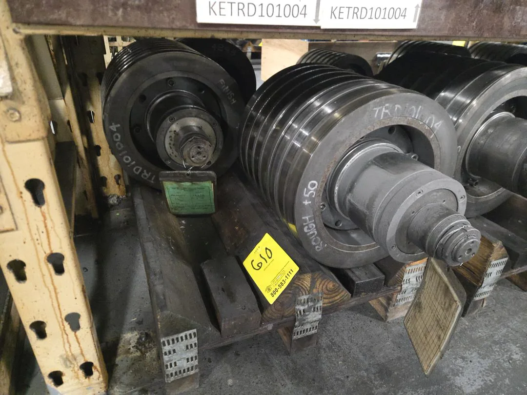 (2) OD Grind Drum Spindle