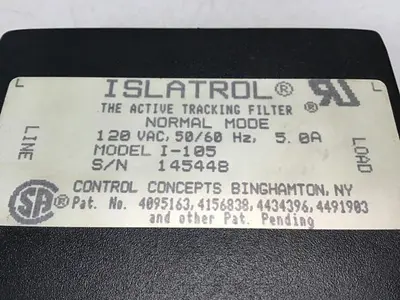 USED ISLATROL I-105