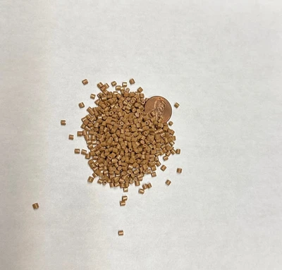 PP Plastic Pellets Polypropylene Resin Injection Molding Light Brown 10 Lbs