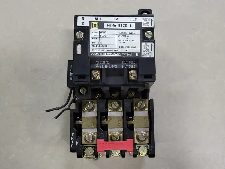 Used SQUARE D 8536SCO3V02S Switchgears British Columbia CA | Lenmark #242450