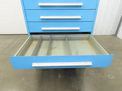 Nu-Era Modular Tool Storage Cabinet 8 Drawer 45x28x61" Stanley Vidmar Lista
