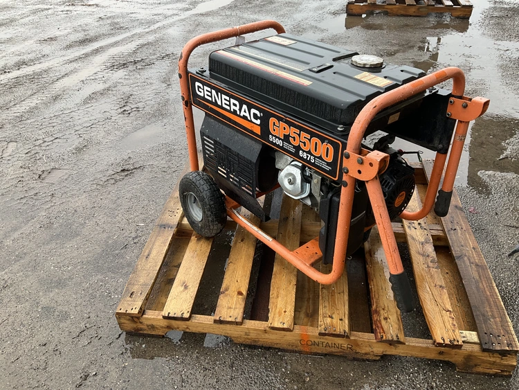 Used GENERAC GP5500 GENERATOR Portable Generators Michigan US | Miedema Asset Management Group #1304518