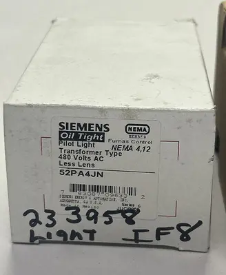 Used SIEMENS 52PA4JN Miscellaneous Equipment (Electrical & Power) | Surplus Asset Holdings #1198949