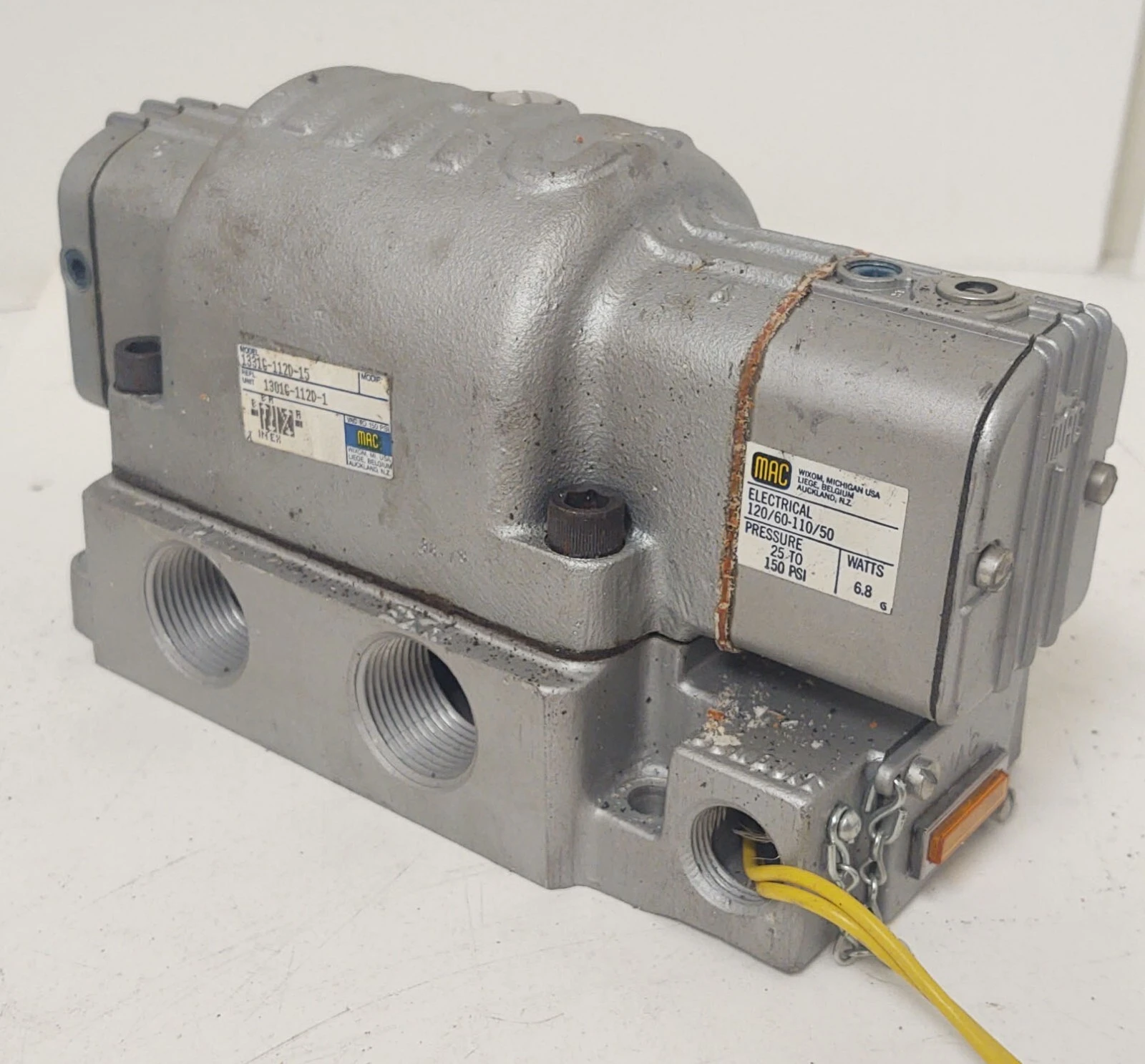 NEW MAC VALVE CORP 1331G-112D-15