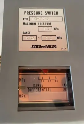 NEW SAGINOMIYA YPS-C104G PRESSURE SWITCH YPSC104G