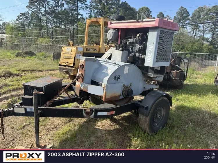 Used 2003 ASPHALT ZIPPER AZ-360 Cold Planers Texas US | Proxy Equipment #1425947