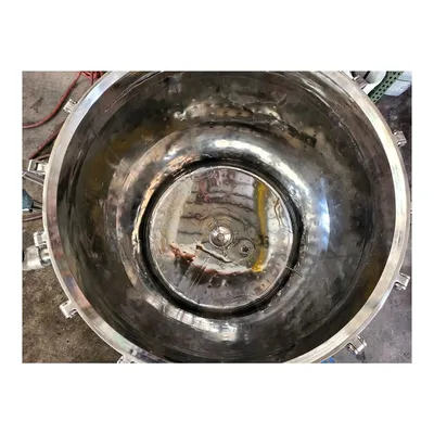Used 316L Stainless Steel Jacketed Portable Reactor Holding Tank - 500L Capacity
