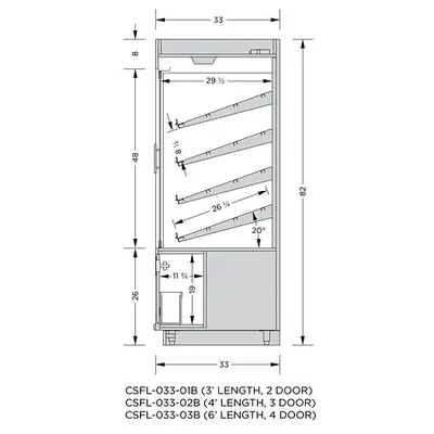 CAYUGA _UNKNOWN_ Pastry Case w Ledge | Harvest Equipment and Fabrication Inc (4)