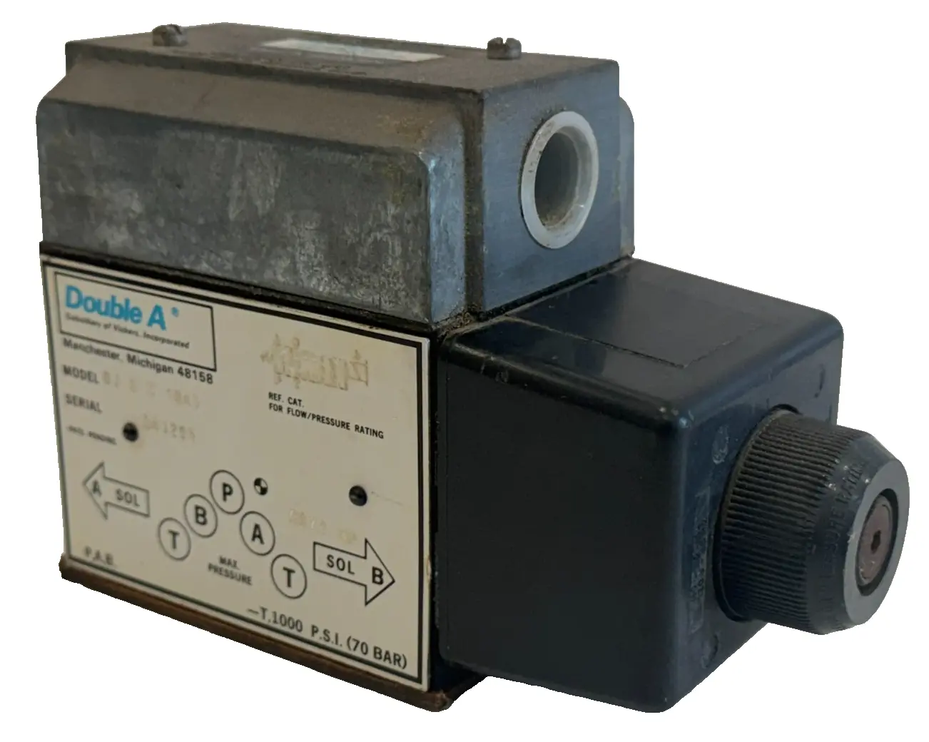 NEW VICKERS DOUBLE A QJ-5-C-10A3 VALVE 501295 QJ5C10A3