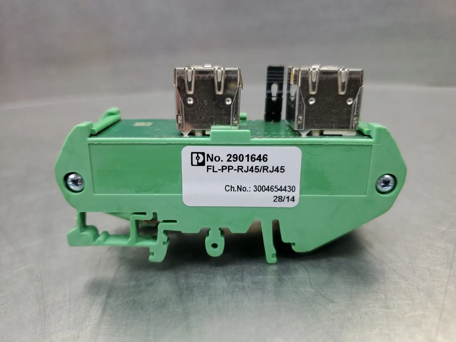PHOENIX CONTACT FL-PP-RJ45/RJ45 (2901646) RJ45 Connector Module. 3D-7