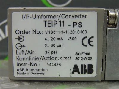 ABB TEIP11-PS I/P Uniformer/Converter Module Used