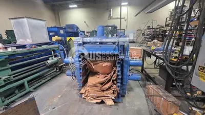 USED HARRIS HLO12HD WIDE MOUTH HORIZONTAL WITH CONVEYOR