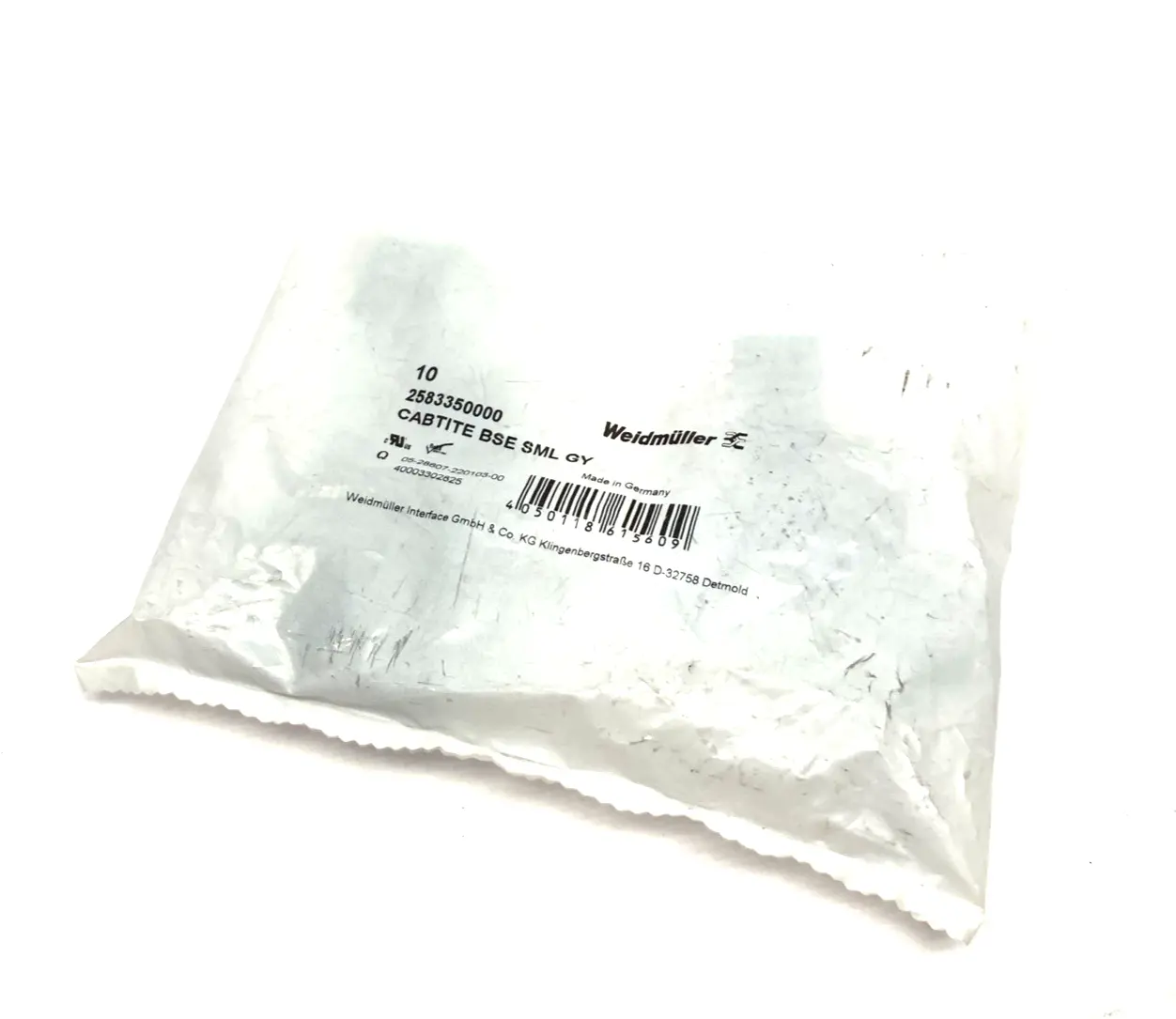 New | in-Stock Weidmüller Cable Sealing Grommet CABTITE BSE SML GY 10-PACK Misc Electrical & Power Parts Michigan US | Maverick Industrial Sales #1413519