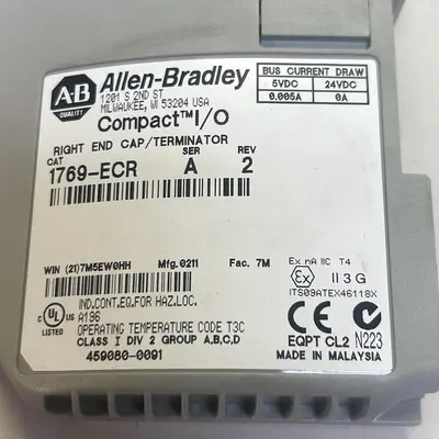 Used ALLEN-BRADLEY 1769-ECR Industrial Controls Ohio US | Surplus Asset Holdings #1265696