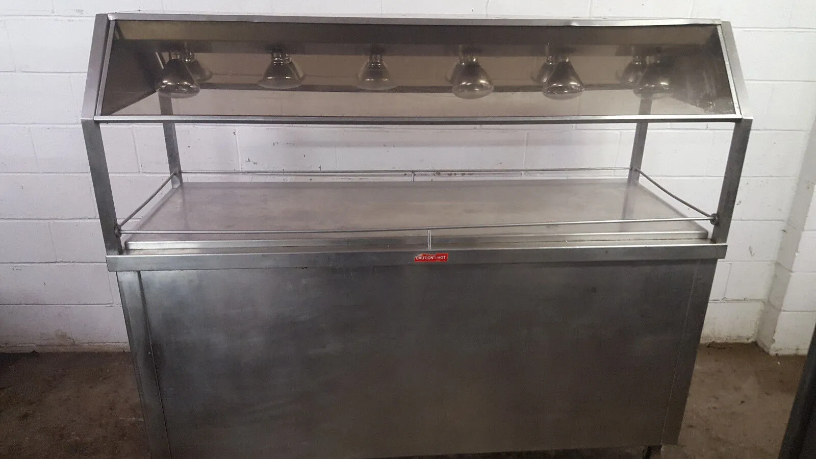 152-0418 HCH 70'' Pizza Buffet Warmer Server