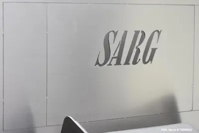 Used - SARG Incline Belt Conveyor with Hopper & Cleated Belt