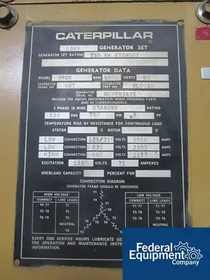 USED Caterpillar 750 kW Caterpillar Genset, Diesel