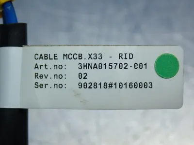 Used ABB 3HNA015702001 Cable & Wire | HGR 24 #742844
