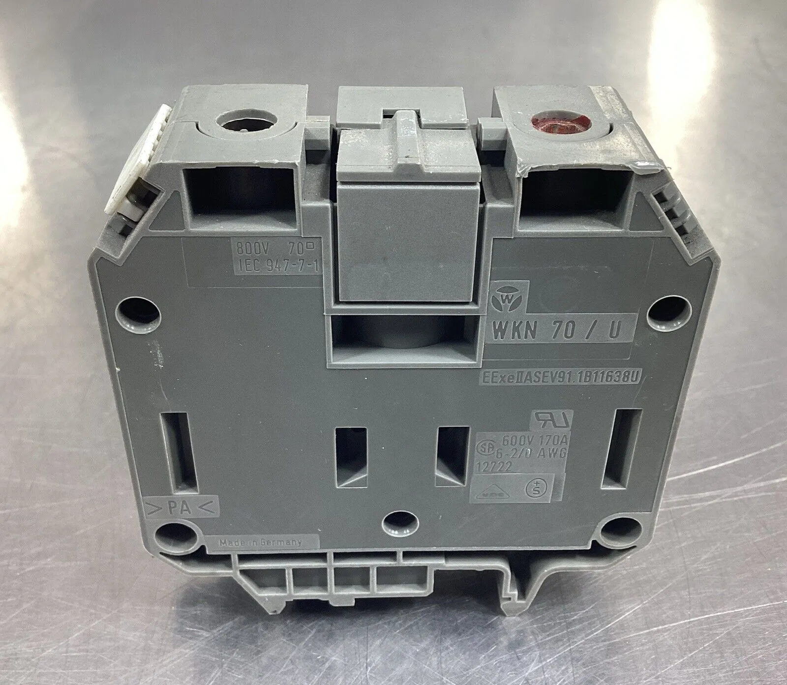 WIELAND WKN-70/U TERMINAL BLOCK 4B-40