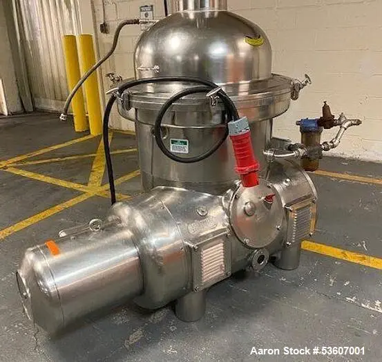 Used GEA WESTFALIA MSA40-06-076 Disc Automatic Centrifuges Illinois US | Aaron Equipment #84634