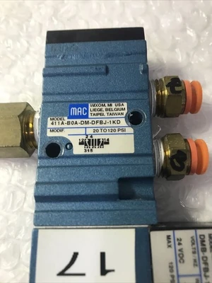 USED MAC Valves 411A-BOA-DM-DFBJ-1KD