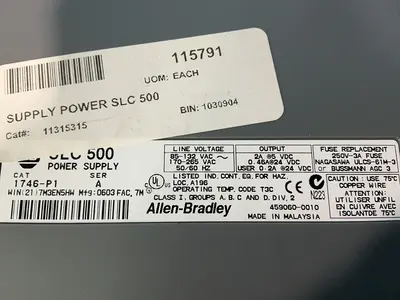 Used ALLENBRADLEY 1746P1 PLC Power Supplies Ohio US | HGR 24 #1507639