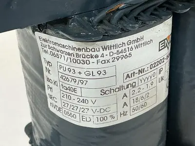 USED EMB WITTLICH PU93+GL93