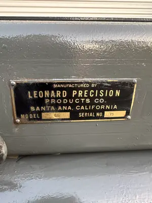 USED LEONARD PRECISION 62