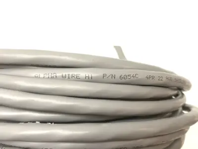 USED ALPHA WIRE COMMUNICATION & CONTROL CABLE 4-PAIR