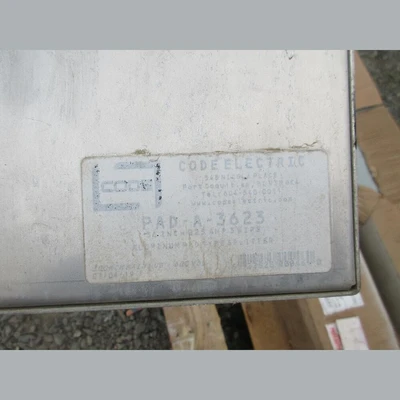 USED CODE ELECTRIC PAD-A-3623